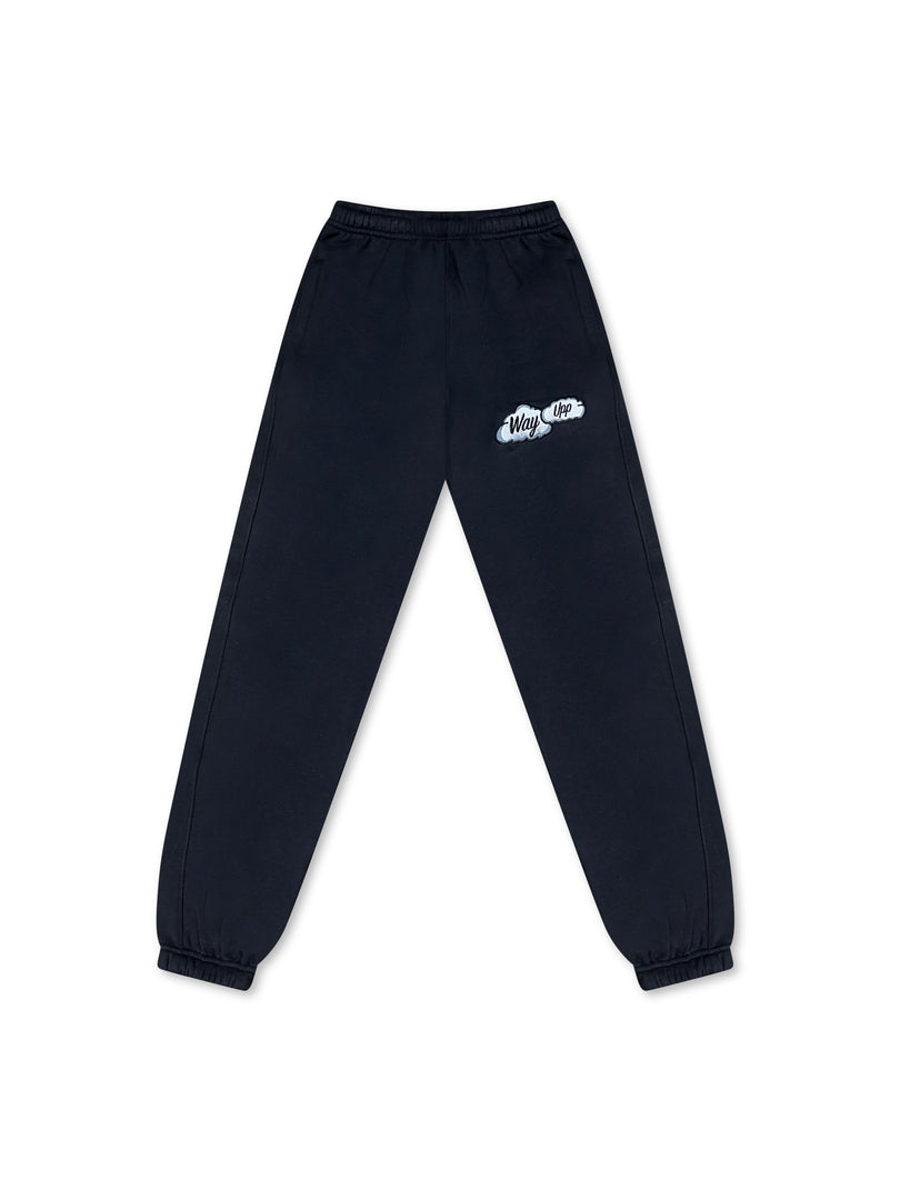 Black V1 Bottoms - Cuffed