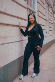 Black 3 Piece Set (Jacket + Bra) Bundle Available