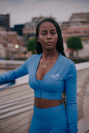 Blue 3 Piece Set (Jacket + Bra) Bundle Available